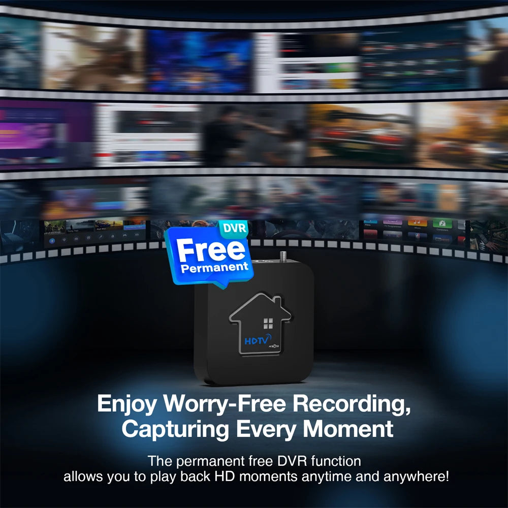GTMEDIA TV BOX ATSC3.0 2.4G&5G WiFi Original Quad Core Smart Media Player 4K HDR Set Top Box Dolby Audio BT 5.0 for US