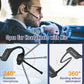 Bluetooth 5.3 Open Ear Wireless Headset With Dual Noise Cancelling Mic Bone Conduction Headphones for Trucker Driver Office Calls