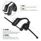 Bluetooth 5.3 Open Ear Wireless Headset With Dual Noise Cancelling Mic Bone Conduction Headphones for Trucker Driver Office Calls