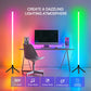 LED RGB Floor Lamp,Smart Corner Standing Lamp with Music Sync,Game Light for Bedroom, Living Room,Gaming Room,Office