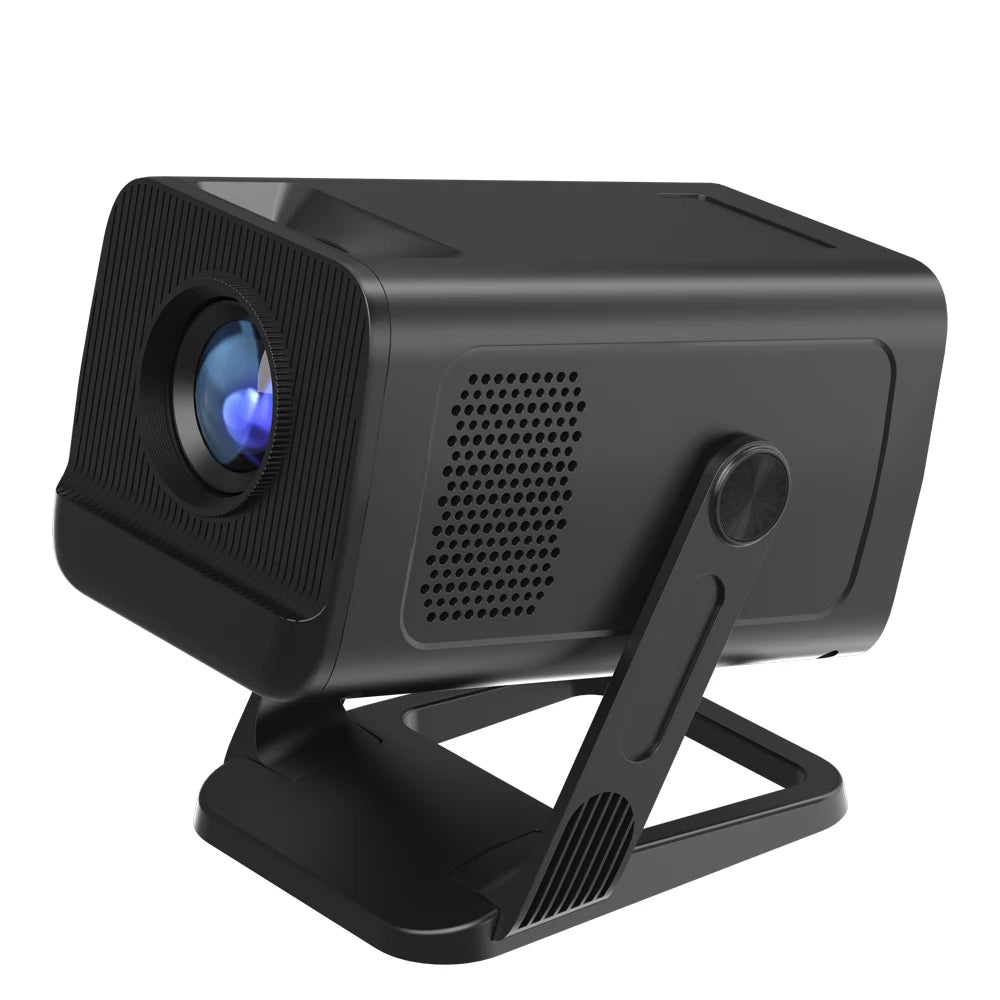 LYNCast Short Throw Projector with Android 14.0 & WiFi 6, 4K Support, Wireless Screen Mirroring X1, Perfect for TV Series, Movies, Gaming, Anime, Sports, K-Dramas, Concerts