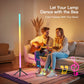 LED RGB Floor Lamp,Smart Corner Standing Lamp with Music Sync,Game Light for Bedroom, Living Room,Gaming Room,Office