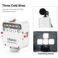 Ulanzi MT-08 SLR Camera Smartphone Vlog Tripod Mini Portable Tripod with Cold Shoe Phone Mount for iPhone Android