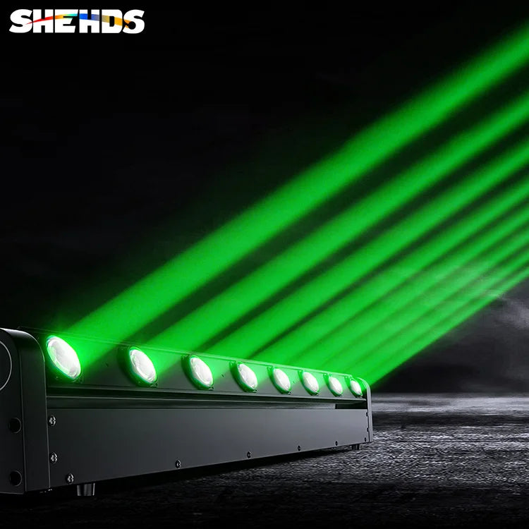 8x12W RGBW 4 in 1 Eight Eyes Beam LED Moving Head Bar DMX Professional Stage Lights