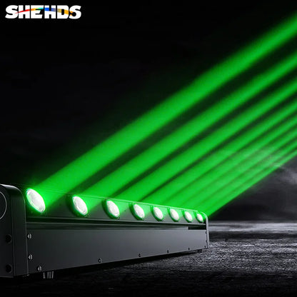 8x12W RGBW 4 in 1 Eight Eyes Beam LED Moving Head Bar DMX Professional Stage Lights