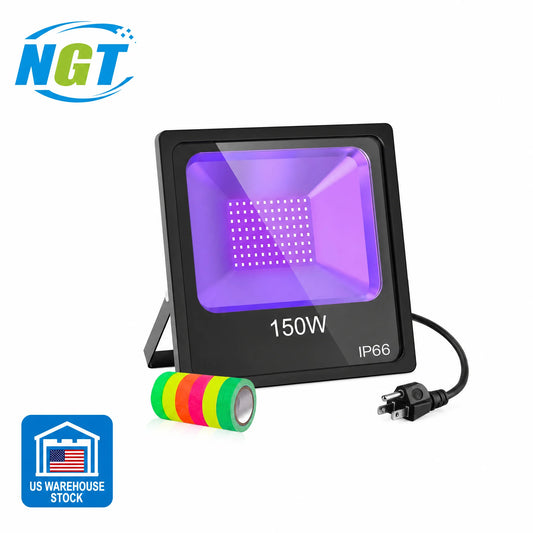 LED BLACK LIGHT Us Stock 150w 100w Led Flashing Stage Lights for Backyard Weeding Dj Nightclub House Disco Bar Party