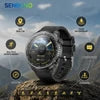 SENBONO MAX88 Men's Smartwatch: 1.43-inch Full Touchscreen, GPS, Compass, Multi-Sport Modes Multifunctional Round Smartwatch