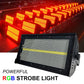 Stage Lighting LED 8+8 RGB Segmented Strobe Light Dyed Background Light Suitable for Bar DJ Nightclub Wedding Disco Banquet Hall