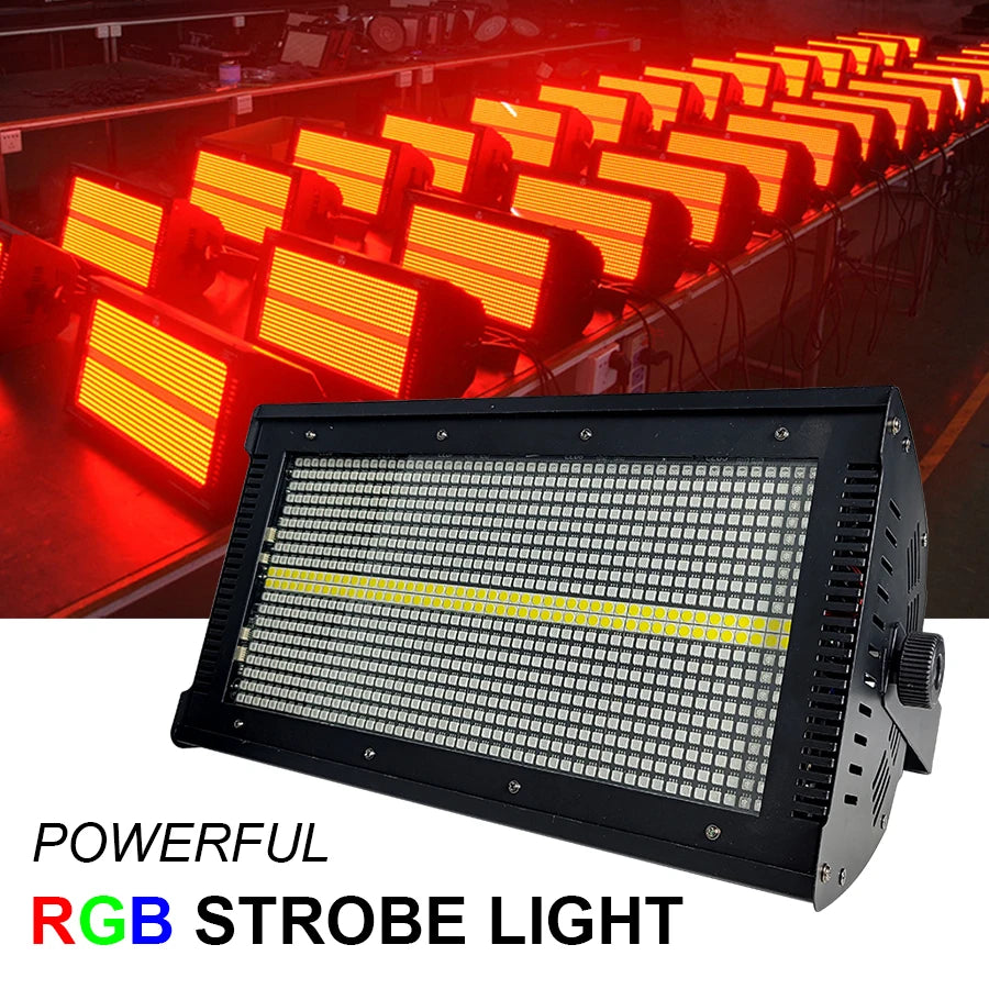 Stage Lighting LED 8+8 RGB Segmented Strobe Light Dyed Background Light Suitable for Bar DJ Nightclub Wedding Disco Banquet Hall