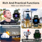 SENBONO V75 Smartwatch with Compass 1000mAh Large Battery Heart Rate Sleep Monitoring IP68 Waterproof Outdoor Smartwatch for Men