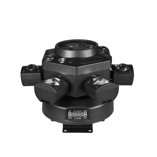Moving Head DJ Lights 150W RGBW LED 6 Arms Party Light 4 in 1 Bee Eyes Effect Light for Party Disco Fast Shipping