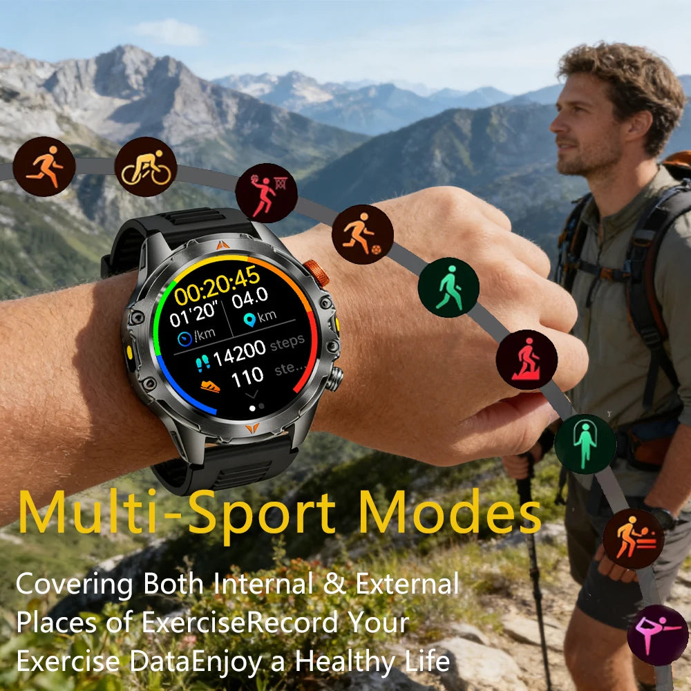 SENBONO V75 Unisex Smartwatch TFT Display IP68 Waterproof 11-30 Days Battery Life Heart Rate Monitor Activity Tracker Weather