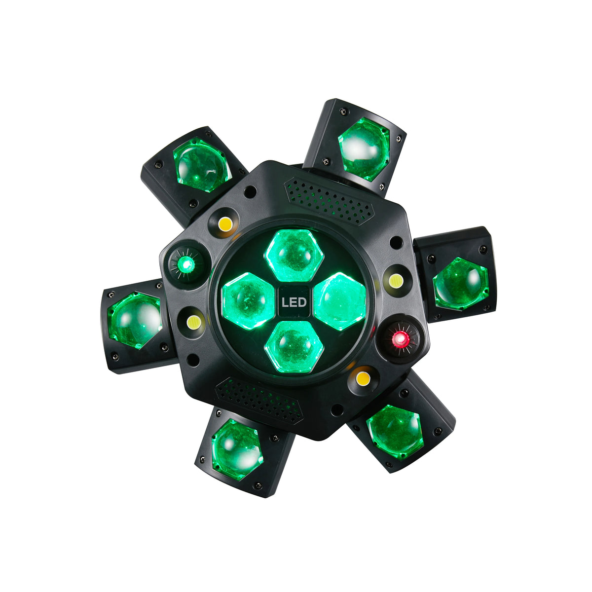 Moving Head DJ Lights 150W RGBW LED 6 Arms Party Light 4 in 1 Bee Eyes Effect Light for Party Disco Fast Shipping