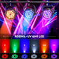 P65 Waterproof 18x10W RGBWA+UV 6In1 LED Par Light Outdoor Strobe Par Lights for DJ Night Club Disco Club Party Wedding