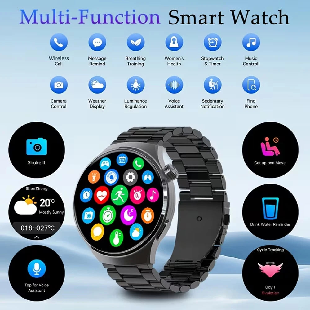 SENBONO V19 Men's Smartwatch 1.39-inch HD Screen BT Calling IP68 Heart Rate Monitoring Unisex Fitness Tracker Sports Smartwatch