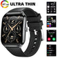 MT61 Ultra-slim 7.5mm Smart Watch 1.96 Inch Curved AMOLED Square Big Screen Fitcloudpro App Bt Call Rotate Button Smartwatch