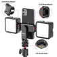 Ulanzi ST-06S Phone Holder Mount Clamp Clip Horizontal and Vertical Shooting for Smartphone Cold Shoe Mount Video Light Mic