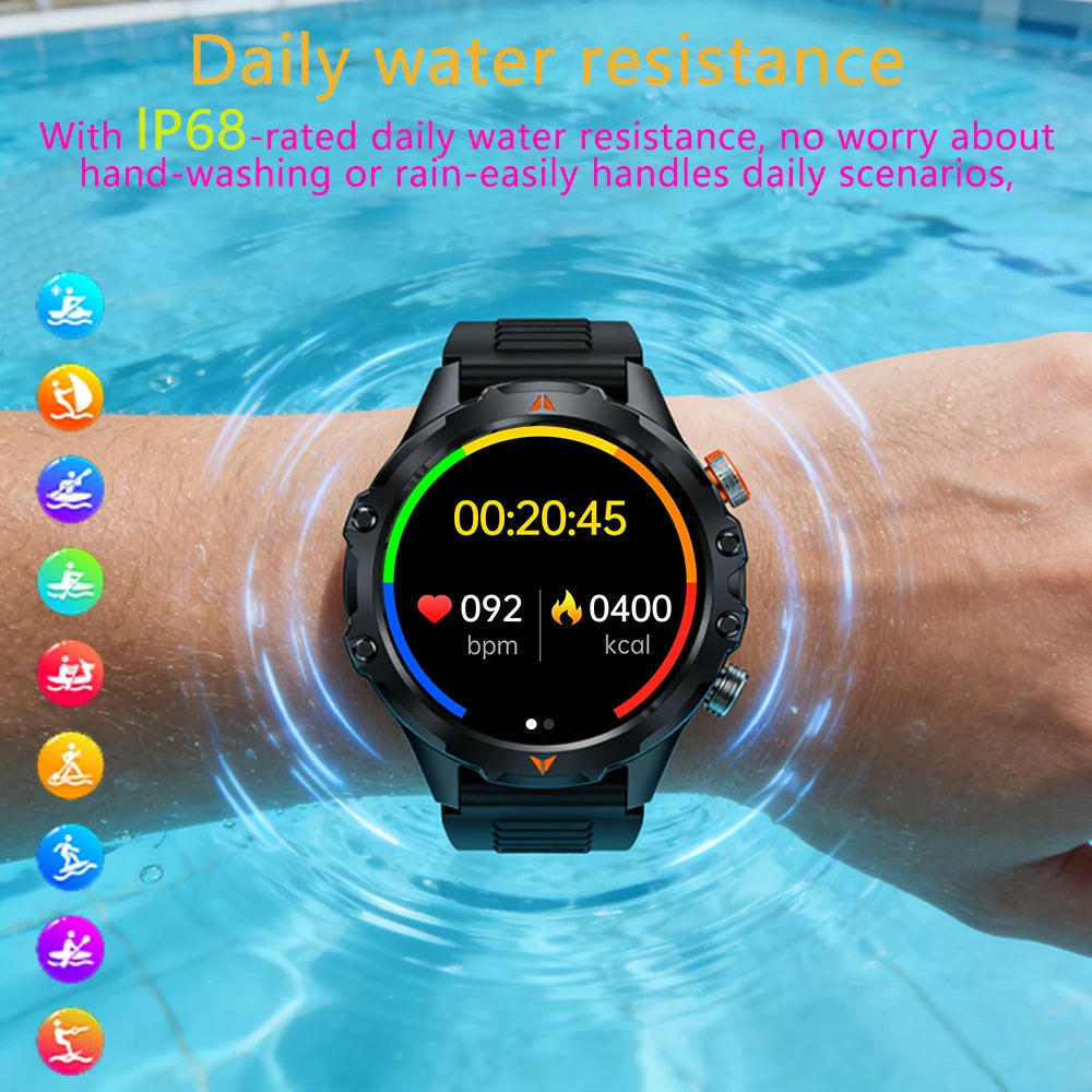 SENBONO V75 Unisex Smartwatch TFT Display IP68 Waterproof 11-30 Days Battery Life Heart Rate Monitor Activity Tracker Weather