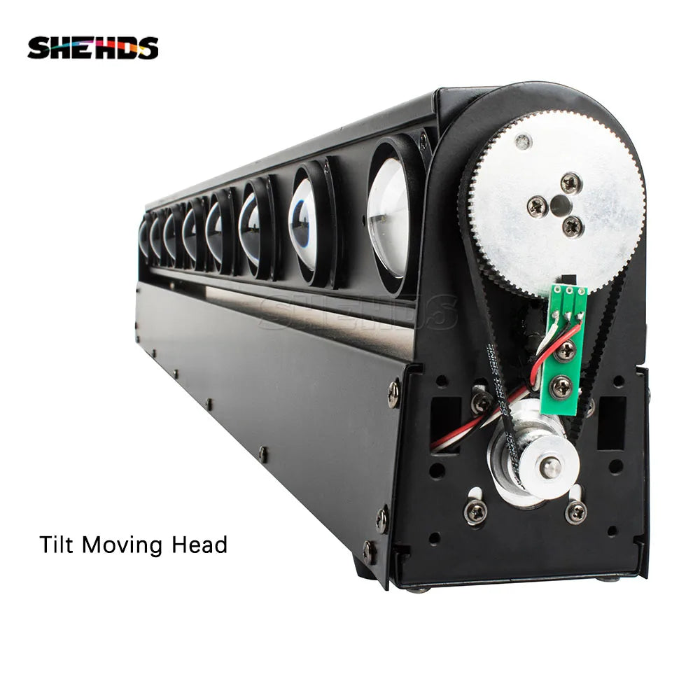8x12W RGBW 4 in 1 Eight Eyes Beam LED Moving Head Bar DMX Professional Stage Lights