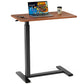 JHK Overbed Bedside Sofa Table with Hidden Wheels Adjustable Height Home Use Bed Table Laptop Mobile Standing Desk For Bedroom