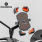 ROCKBROS Bicycle Phone Holder Motorcycle Electric Vehicle Phone Holder 4.5-7.2 inch Mobile Phone Stand Shockproof Bike Bracket