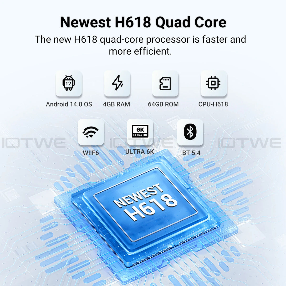 T95 Pro Android 14 Smart TV Box 4GB 128GB Quad Core Support 6K HDR Video Dual WiFi 2.4G/5G BT5.0 HDMI Stream Media Player Set