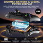 Wireless gaming controller with an interactive screen, compatible with PC, PS4, Switch, Android, and iOS devices. Features 4 programmable buttons, rapid-fire functionality, a 6-axis gyroscope, dual vibration feedback, and RGB