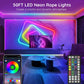 50FT RGB Neon Rope Lights, IP67 Waterproof Flexible LED Strip Light with App & Remote Control, Music Sync, DIY Design for Bedroom, Gaming Room, Outdoor Patio, and Holiday Party Decor