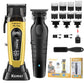 Hair Clippers for Men, Cordless Barber Clippers with LED Display 2299Hair Trimmer with Charging Base Professional Hair Clippers for Men, Cordless Barber Clipper T-Blade Beard Trimmer Foil Shaver Set, Rechargeable Electric Fad