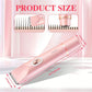 2-in-1 Ladies Electric Hair Trimmer - Bikini Shaving Tool, IPX7 Waterproof Dry/Wet Multi-Use Hair Trimmer, Ceramic Sharp Blades, USB Charging, Suitable for Facial, Underarm, Leg Hair, Portable Personal Hair Care Device, Ideal
