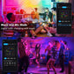 RGB Neon LED Strip Lights 16.4Ft Waterproof Flexible DIY Rope Lights with Music Sync & App Remote Control Model D0100XFP39V