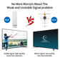 600 Miles Signal Amplified TV Antenna ABS HD 4K Digital TV Antenna Wear Resist 1080P 39dBi Antenna for Roof Utility Pole RV