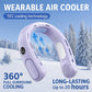 N90 Neck Fan Semiconductor Cooling 5-Speed Bladeless Wearable Fan USB Rechargeable Portable Outdoor Travel Camping