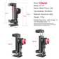 Ulanzi ST-27 Metal Phone Holder Clamp With Cold Shoe Arca Rotatable Tripod Mount Clip for TikTok Vlog Photography