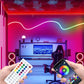 RGB Neon LED Strip Lights 16.4Ft Waterproof Flexible DIY Rope Lights with Music Sync & App Remote Control Model D0100XFP39V