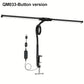 Eye-care Double Head Desk Lamp LED Clip-on 180 Degree Foldable 3 Color Modes Adjustable 3000K-6000K 10 Brightness Levels Computer Screen Light for Home Reading PC Game