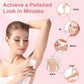 2-in-1 Ladies Electric Hair Trimmer - Bikini Shaving Tool, IPX7 Waterproof Dry/Wet Multi-Use Hair Trimmer, Ceramic Sharp Blades, USB Charging, Suitable for Facial, Underarm, Leg Hair, Portable Personal Hair Care Device, Ideal