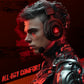 2.4GHz Wireless Headphones Bluetooth 5.0 Gaming Headset 3 Mode Connection ENC Noise Cancelling Mic 50H Playtime 50mm Drivers Low Latency Surround Sound Dual Chamber Audio for PC PS4 PS5 Xbox Switch