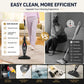 PBHPBH corded vacuum cleaner, 26kPa strong suction, 5-meter cord length, suitable for any environment in the home, pet hair is no problem, equipped with a crevice tool, corners can also be easily cleaned