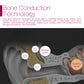 Black Under Pillow Bone Conduction Speaker Wireless Headphones Bluetooth 5.3 Sleeping Headband Mini HD Sound