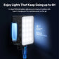 Ulanzi LM001 Pocket 3 Mini Light 3-Level Soft Light LED Video Light for DJI OSMO Pocket 3 for Photography Livestreaming Vlog