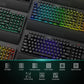 Redragon K515 PRO Shiva RGB Wireless 98 Keys Mechanical Membrane Gaming Keyboard, Smooth Linear Switch, Detachable Wrist Rest
