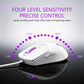 Wired Gaming Mouse RGB 6 Buttons Programmable Gaming Mouse 4 DPI Adjustable Gamer Mouse Ergonomic Computer Mouse 1.5m Braided Cable RGB Breathing Light Mouse for PC Laptop Desktop Gaming Mice Purple