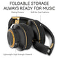 Wireless Bluetooth Over Ear Headphones Foldable Stereo with 40mm Driver for HiFi Sound Quality and Heavy Bass Built in Microphone Ideal for Gaming PC and Phone Long Battery Life Stable Wireless Connection