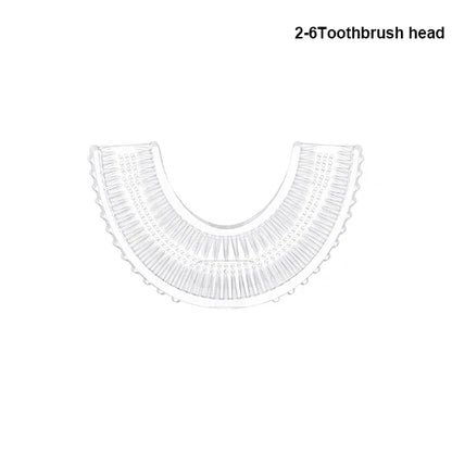 Children Electric Toothbrush Kids U-shaped 360 Degrees Silica Gel USB Charging Ultrasonic Toothbrush Kids Smart Toothbrush