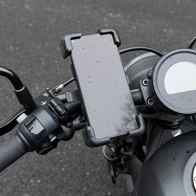 ROCKBROS Bicycle Phone Holder Motorcycle Electric Vehicle Phone Holder 4.5-7.2 inch Mobile Phone Stand Shockproof Bike Bracket