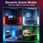 59inch RGB LED Corner Floor Lamp APP & Remote Control Timing Dimmable Standing Mood Light, Music Sync Ambient Light for Bedroom Gaming Room Live Streaming Decor