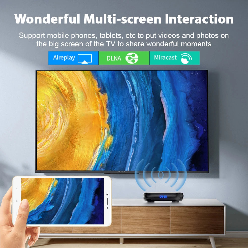 Magcubic Allwinner H618 Android 12 TV BOX Dual Wifi 32G64G Quad Core Cortex A53 Support 8K Video 4K BT4.0 Set Top Box