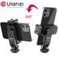 Ulanzi ST-06S Phone Holder Mount Clamp Clip Horizontal and Vertical Shooting for Smartphone Cold Shoe Mount Video Light Mic