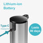AIKE USB Charging Automatic Soap Dispenser Stainless Steel Non-contact  Dispenser for Kitchen Detergent and Bathroom Hand Soap